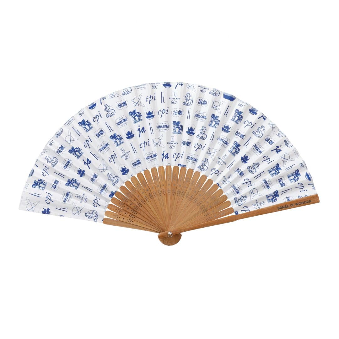 

Складной веер Специальный к 80-летию Hayakawa Publishing Веер из бамбука и бумаги васи В комплекте коробка [HAYAKAWA FACTORY] Чудо, Издание, Бумага, Ребра, Сумка,