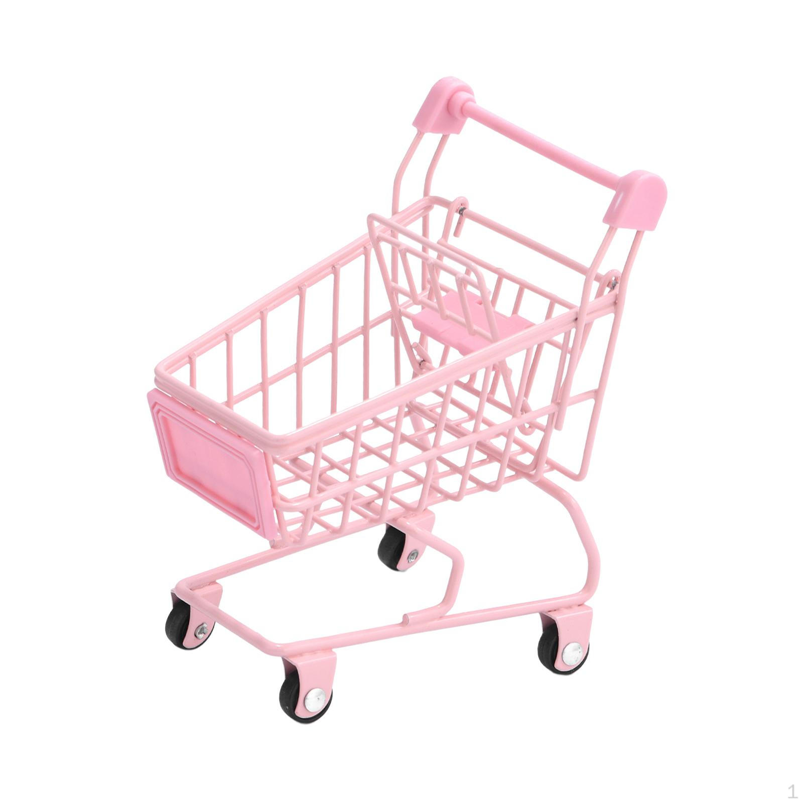 

Мини-корзина для ролевых игр, ящик для хранения игрушек, настольный органайзер для домашнего офиса розовый