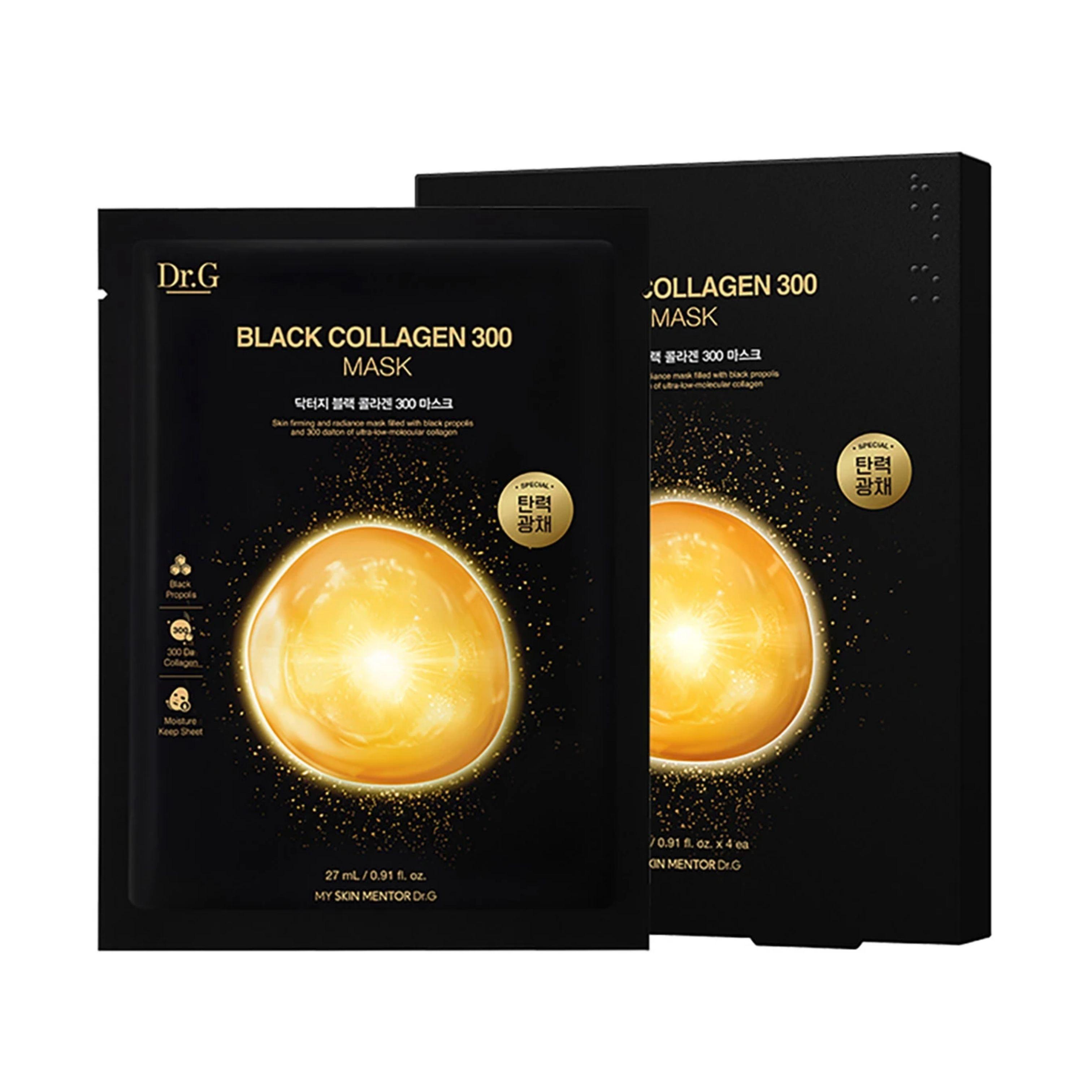 Dr.G Black Collagen 300 Mask 4ct x 5