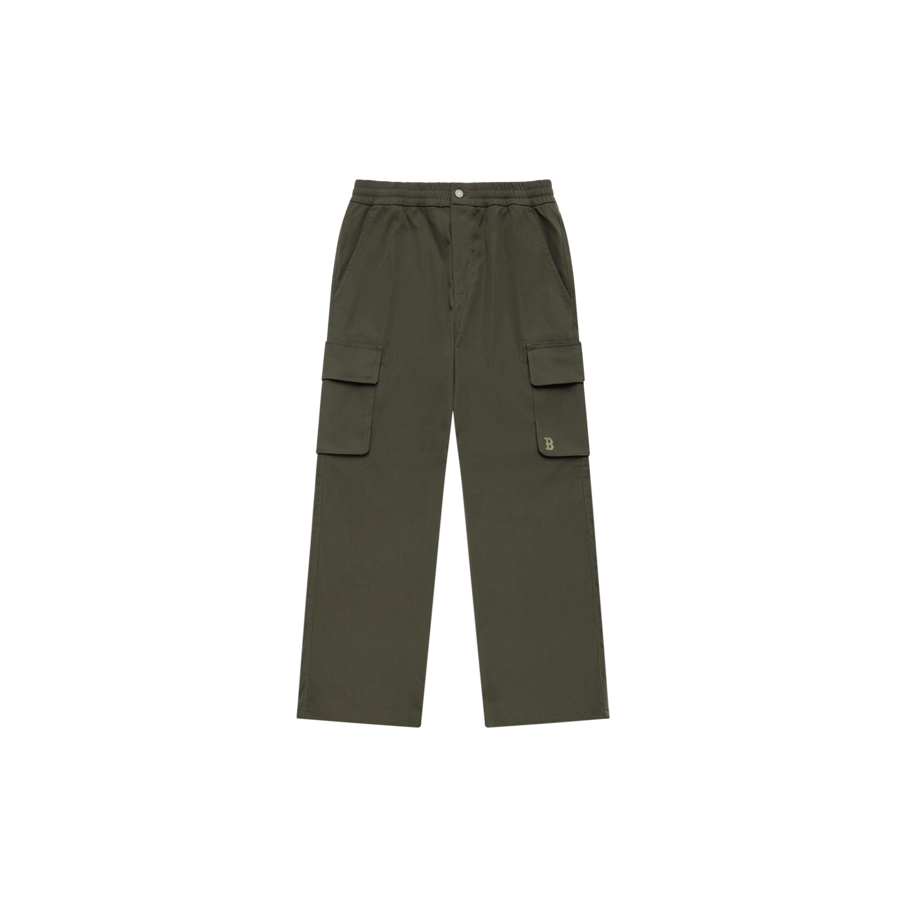

New MLB FW23 Cargo Pants Men s Dark Khaki 3LWPB0134-43KAD XXL