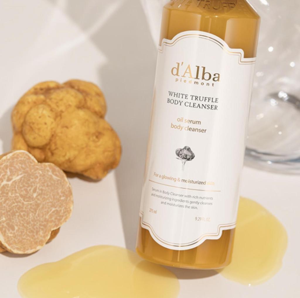 d'Alba Vegan Oil Serum Body Cleanser Nourishing & Hydrating 275ml Daily Shower Gel Refreshing Body Wash