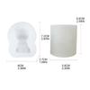 3D Animal Shape Silicone Mold Candle Resin Making Tool DIY Candle Moulds Lion Ornaments Home Decorations Supplies