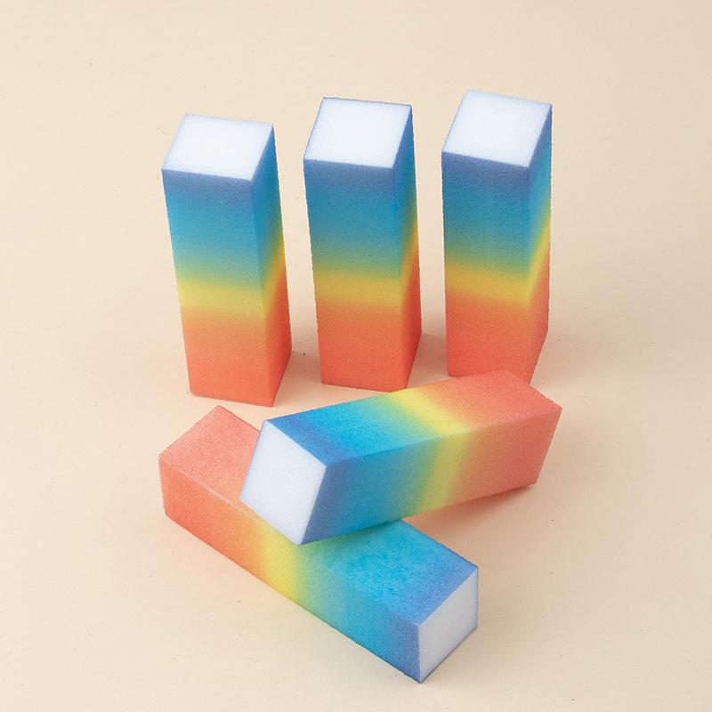 5 Stuks Nail Art Buffer Schuurblok Nagelvijl Voor Pedicure Tips Manicure Verzorging Spons Buffer Gel Polish Accessoires Gereedschap