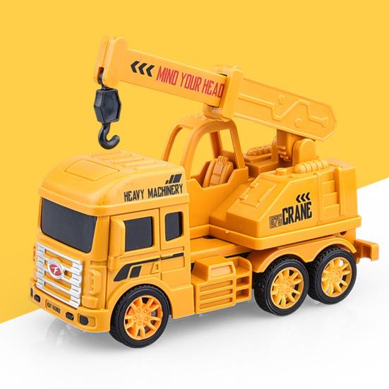 Engineering Vehicle Toy Flexible Joints Simulation Inertial Pull Back Sliding Dump Truck Bulldozer Excavator Model Gifts for Boys
