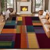 Nordic Color Block Geometric Carpet for Living Room Abstract Art Decoration Home Non-slip Large Rugs Bedroom Bedside Floor Mat