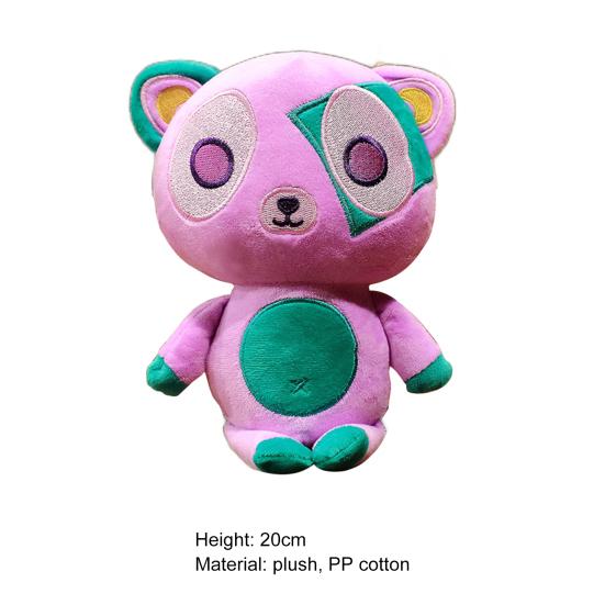 Funneh Plüschpuppe Hohe Simulation Atmungsaktiv Dekoratives Spielzeug Cartoon Funneh Stoffpuppe Kissen Teddybär für Kinder