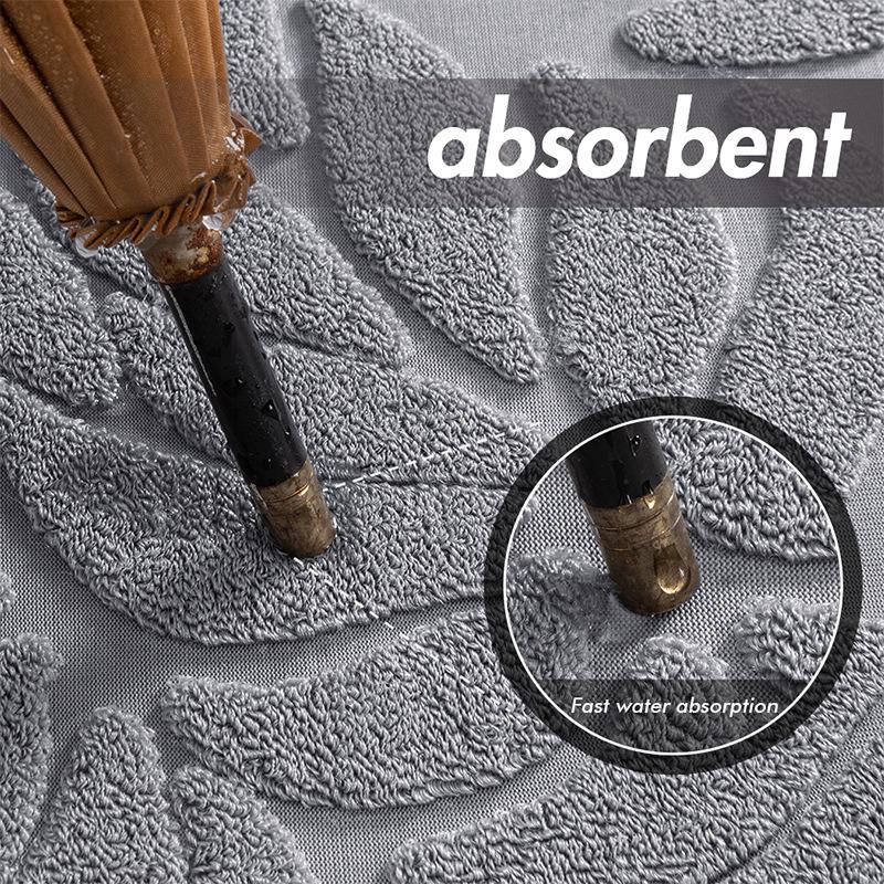 Light Luxury Entry Mat Foot Mat Dust Scraping Sand Entry Home Absorbent Dirt Non-slip Mat Porch Carpet