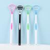 1PCS Silicone Tongue Scraper With Ergonomic Handle Double-sided Fresher Breath Tongue Cleaning Brush Oral Hygiene Tool Wholesale Fuse Holders1