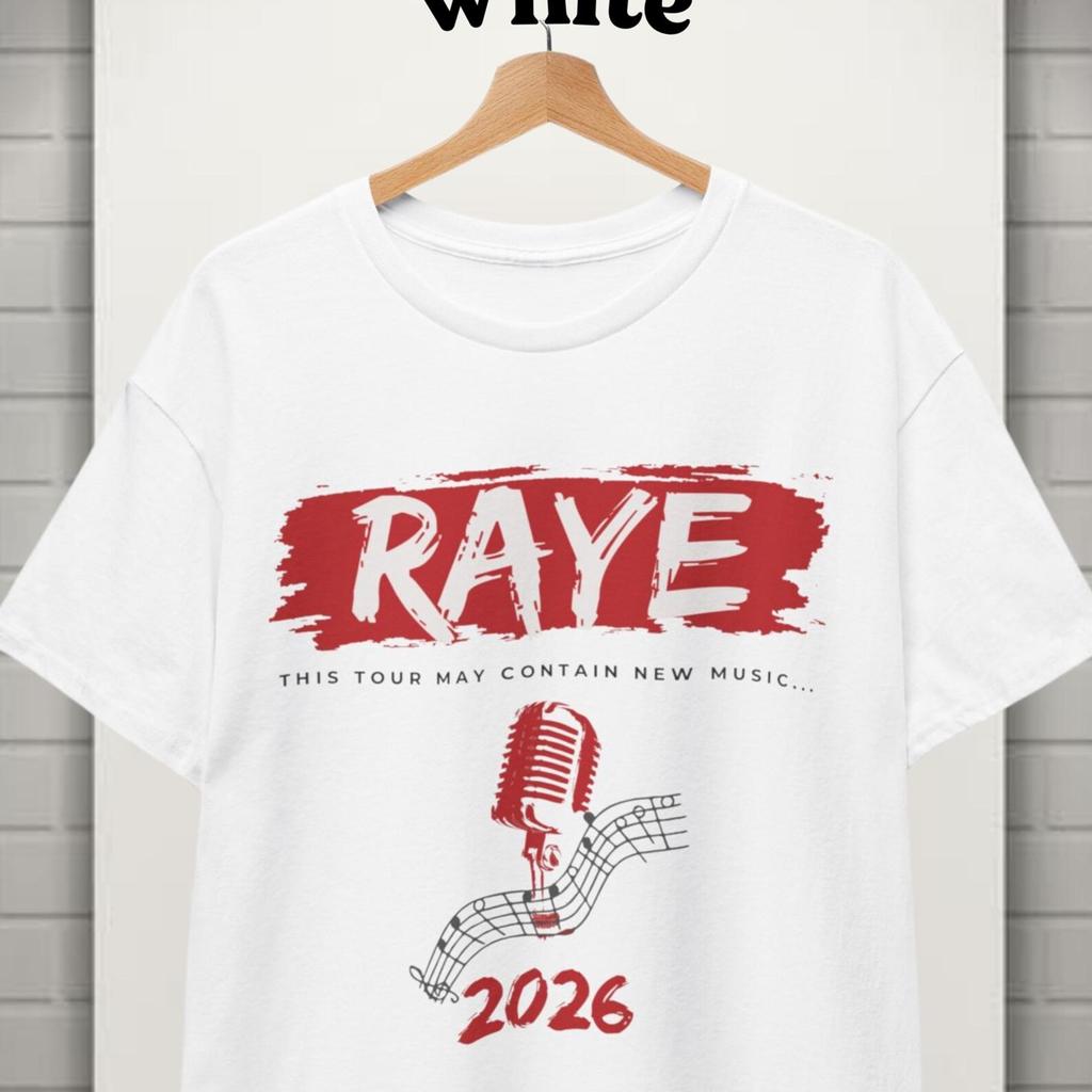 Limitiertes Custom Raye Tour T-Shirt, Unisex Tee, Konzert Merch, Geschenk für Musikliebhaber, Grafisches Bandshirt, Vintage Festival Top