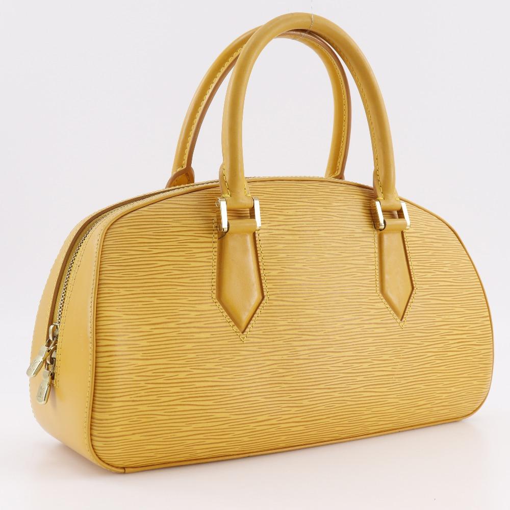 Louis Vuitton Jasmin Handbag M52089 Tassiri Yellow Yellow Epi Leather Women Used