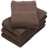 Hiorie Made In Japan Large Face 40 X 100 Daily Set of Chocolate Senshu Towels (Hiorie) Towels, Approx. Cm, Towels, 4, Brown,