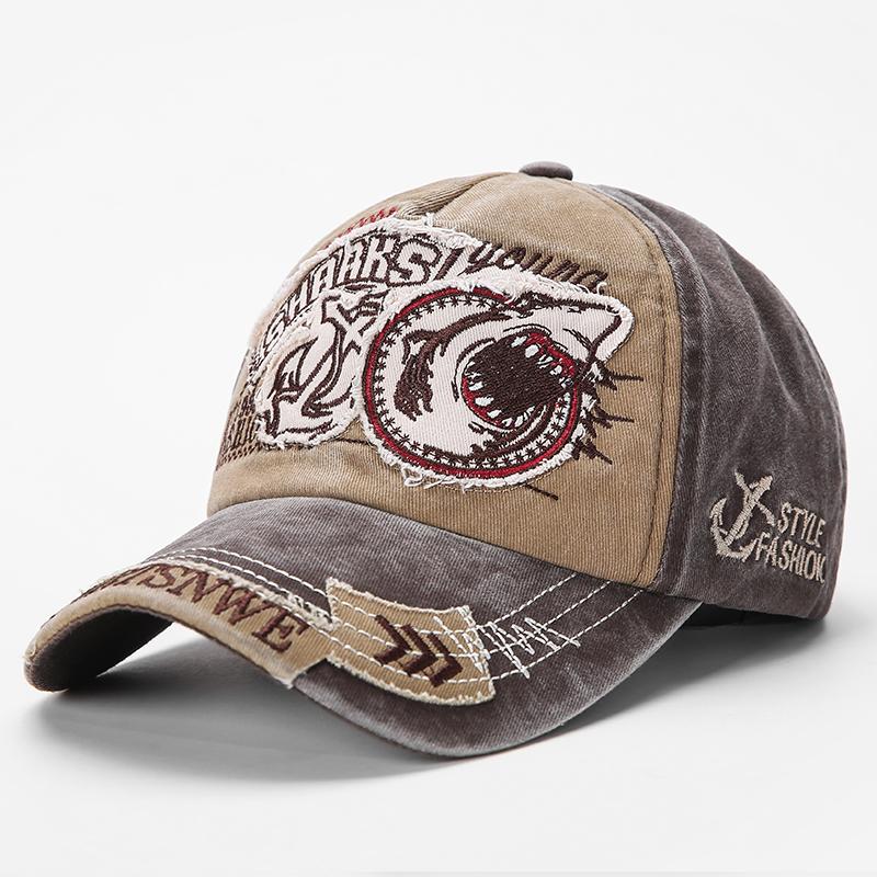 2023 News Fashion Outdoor Sports Cotton Baseball Cap Retro Embroidery Men's Cap Hip Hop Rebound Caps Snapback Hats