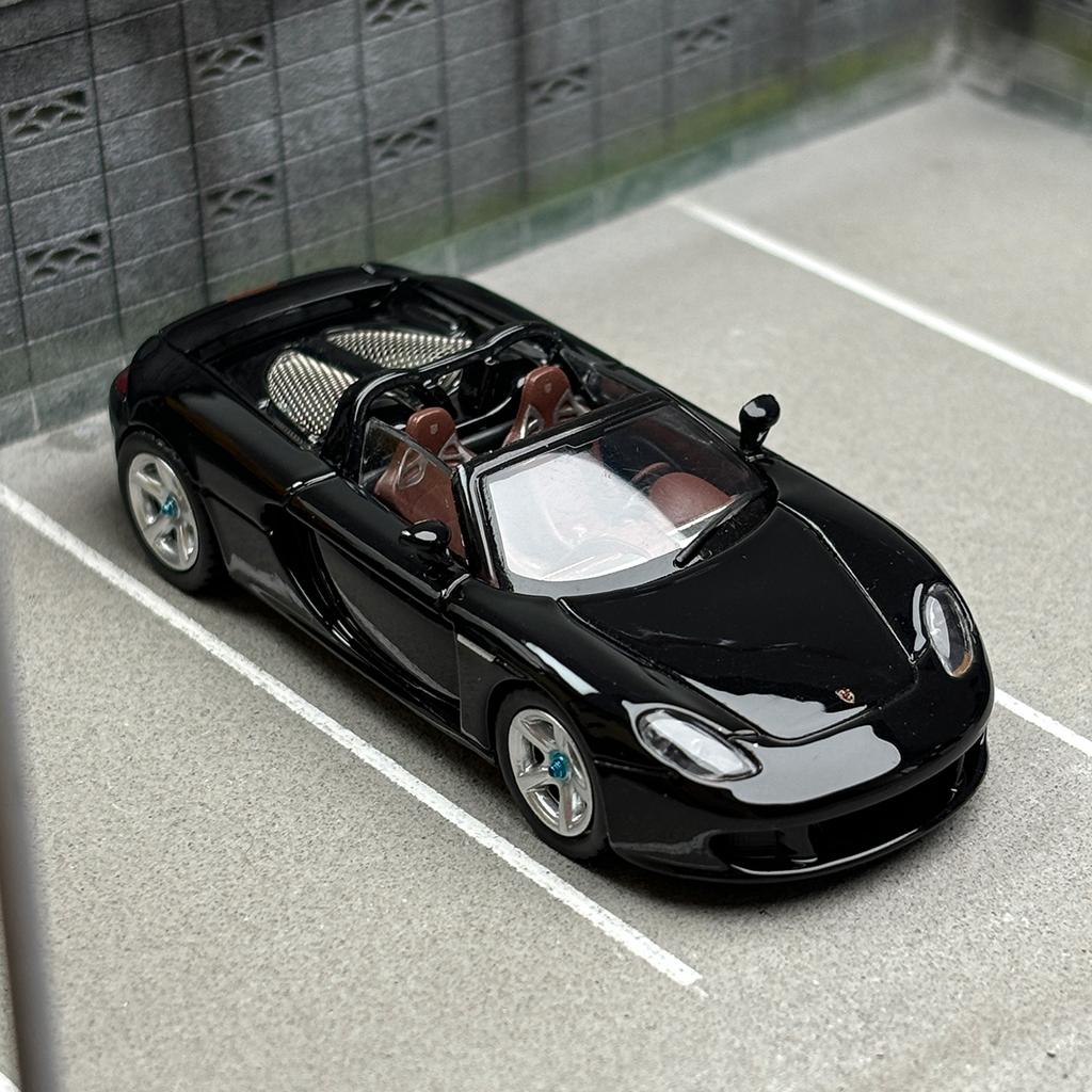 FM 1:64 Scale Diecast Alloy Porsche Carrera GT Convertible Edition Toys Cars Model Classics Adult Gifts Souvenir Static Display