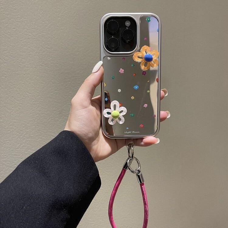 Summer Dopamine Florals Are Suitable for Apple 16 Promax Mobile Phone Case IPhone 15 New Model