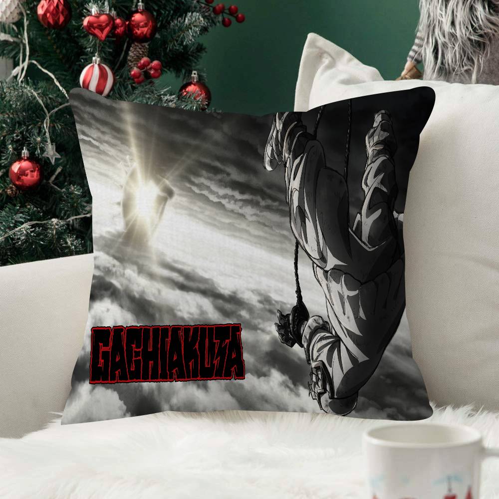 Cartoon Cool Manga Pillow Cover Soft Decorative Throw GGachiakuta Pillow Case Couch Home Decor for Living Room Sofa Party Gift