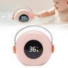 Baby Bath Thermometer Cute Speaker Shape Water Proof LED Thermometer Toy for Infant Toddler Bathtub Swimming Pool