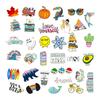 Logo Tag Sticker Custom Waterproof Kawaii Stickers Decals Personalized First Name Label For Children School Stationery Bottle