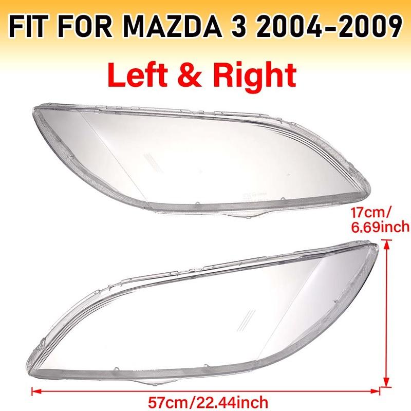 Suitable for The 04-09 Mazda 3 Headlight Cover, Classic Front Combination Light, Three Box Dedicated Headlight Cover