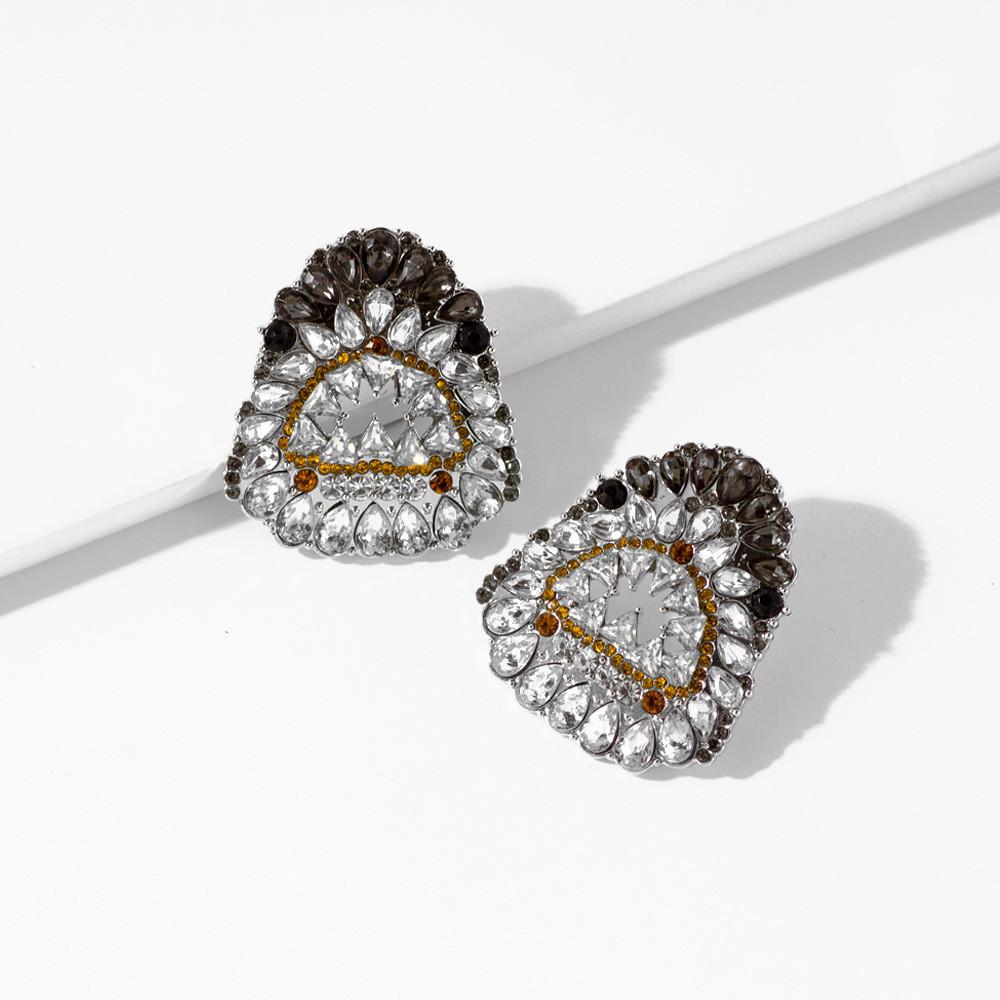 Alloy Animal Modern Earrings For Women With Glamorous Design Shark