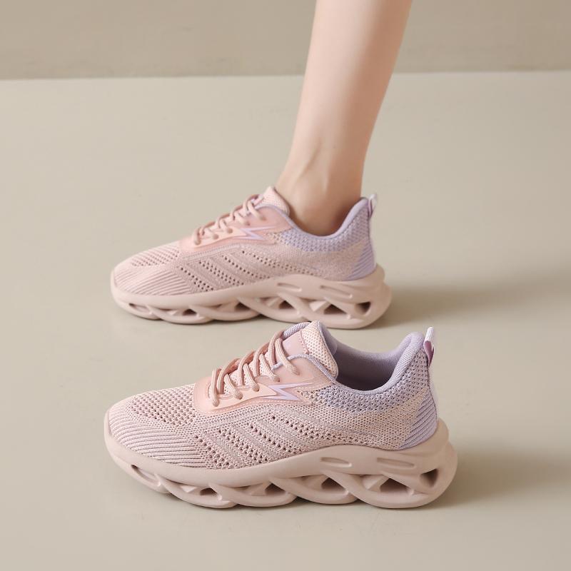 Mode Damen Sneaker Schuhe Neu Plateau Mesh Training Stoßdämpfend Sommer Dicke Sohle Laufen Hochwertige Freizeit Sportschuhe