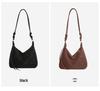 Vintage minimalistická taška z jelenice: Dámská crossbody a taška přes rameno s velkou kapacitou 2025