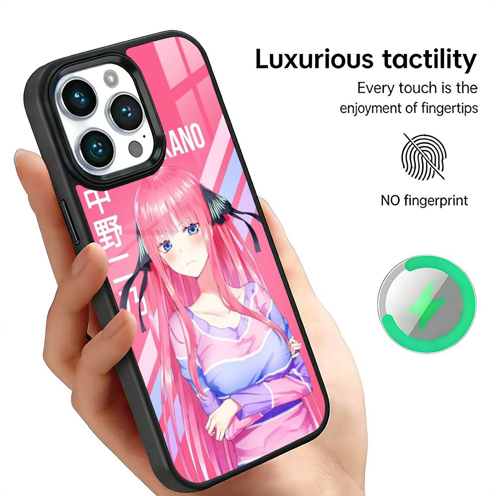 

N-Nino N-Nakano Anime Phone Case For iPhone17,16,15,14,13,12,11 Plus,Pro Max For Magsafe Wireless Charging iPhone11