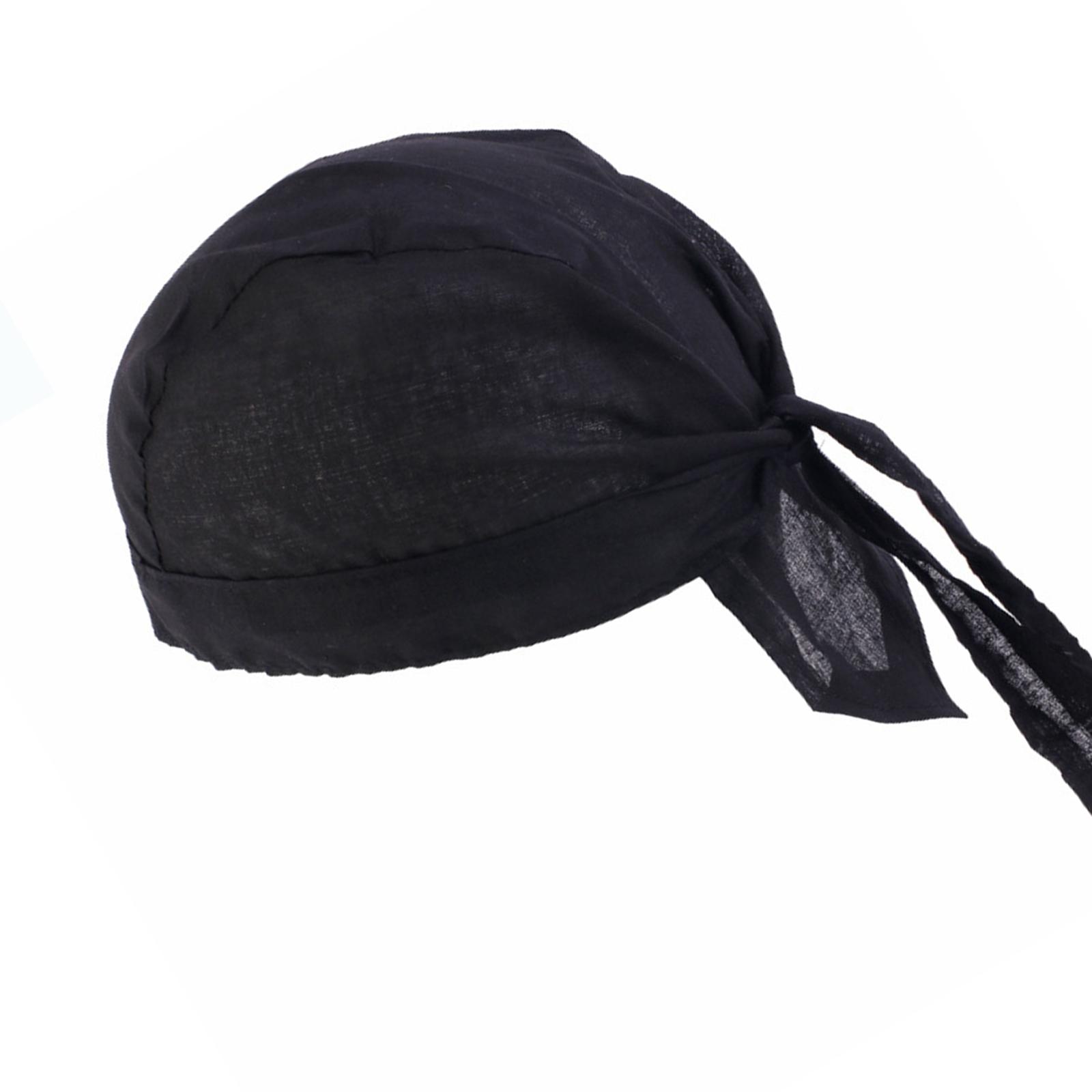 

Багатоцільовий кухарський капелюх Регульований дизайн бандани Капелюх для кухні Кулінарний капелюх Головний убір для ресторану Пекарні Кухонне приладдя чорний