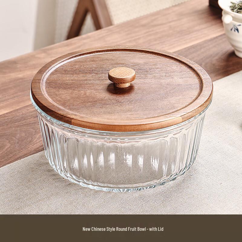 Naijiang New Chinese Style Glass Snack & Candy Plate