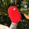 Coque pour iPhone 17 Pro Max à rabat miroir en forme de pomme antichoc en silicone Coque arrière pour téléphone