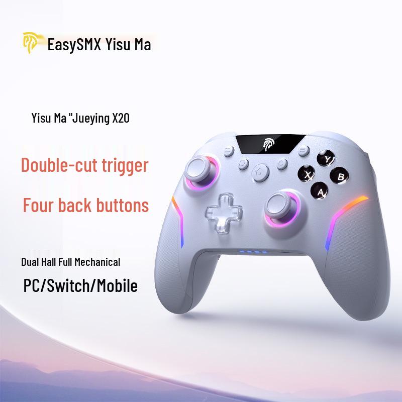 

EasySMX X20 Game Controller: Hall Effect Triggers, Dual Mode Switch, Detachable Joysticks