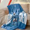 1pc Cozy Print Blanket, Manchester United Manchester City Blanket Appropriate for Home Picnic and Travel Adventures