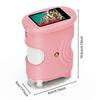 Handheld Microscope for Kids with 2In HD Screen 50-1000X Pocket Microscope Educational Birthday Gift for Children Yellow