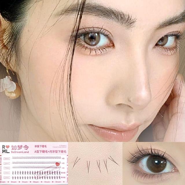 Bonnie Wisp - Curve Bottom Multipack False Eyelashes Cluster Black - One Size