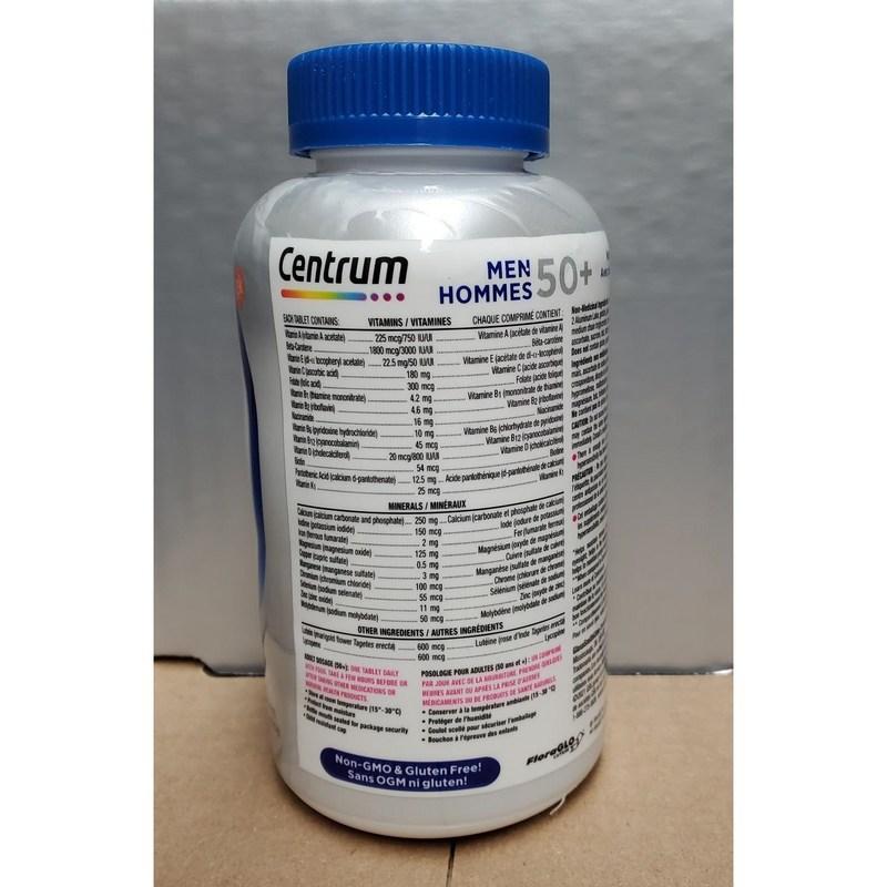 Centrum Silver Woman 50+ 250 Tablets & Silver Man 250 Tablets Multivitamin 2 Bottles Set, 250 Tablets, 2 Units