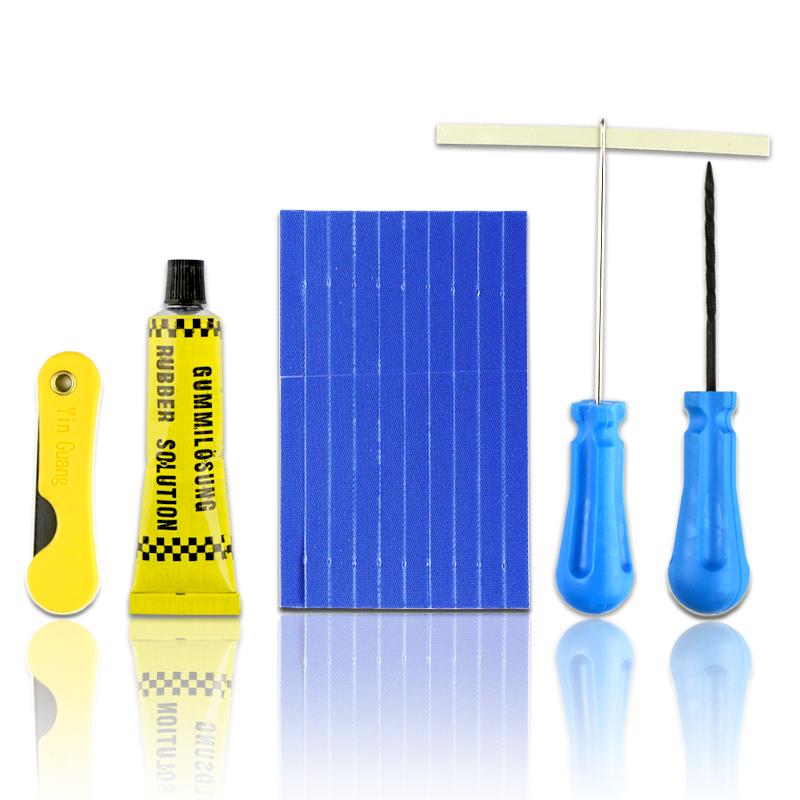 Electric Car & Motorcycle Tire Repair Strips - Quick, Minimally Invasive Tool Set