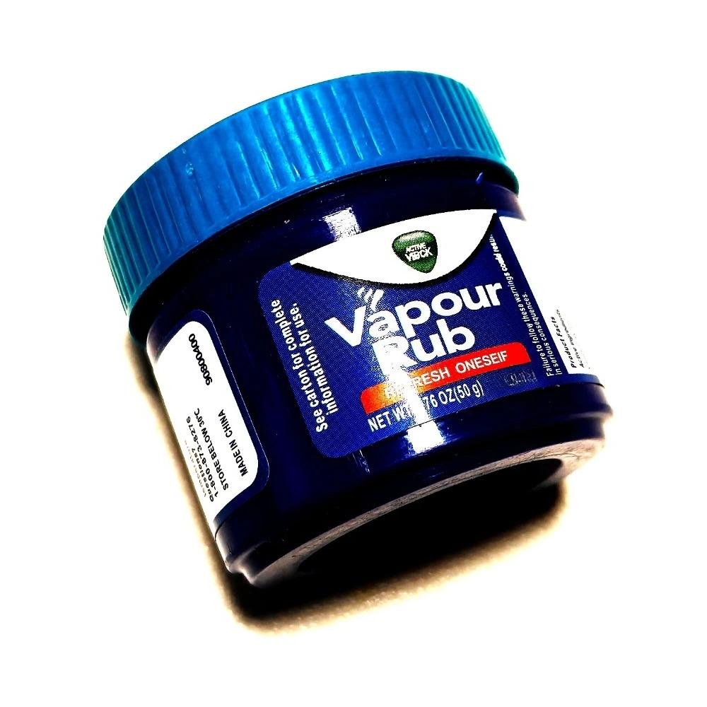 50g Vapour Rub Blue Relief Ointment Anti Mosquito Menthol Essential Balm Cool Mint Cream 1pc