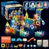 Magnetic Lighting Building Blocks With Multicolor Educational Design**