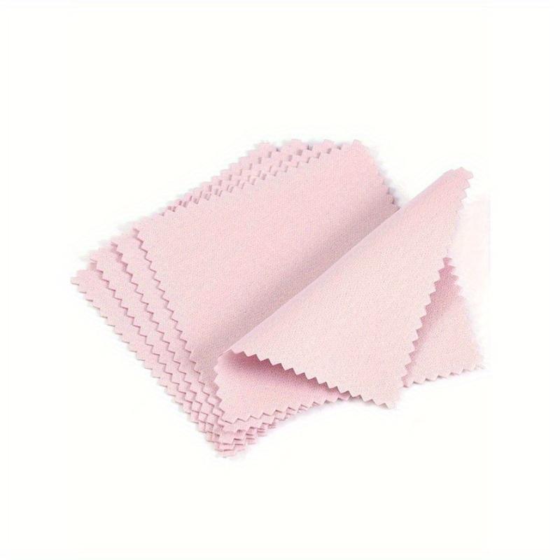 10pcs/Set Suede Silver Polishing Cloth, Special Wiping Cloth For Silver Jewelry, Square Silver Polishing Cloth, Double-Sided Mirror Cleaning Cloth