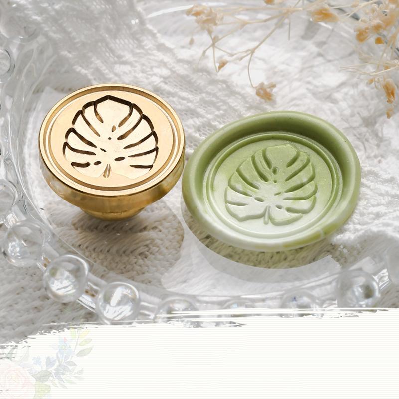 Kreativer Stempelkopf für Pflanzenblumen, für Handkontoumschläge, Feuerlack-Siegelstempelkopf