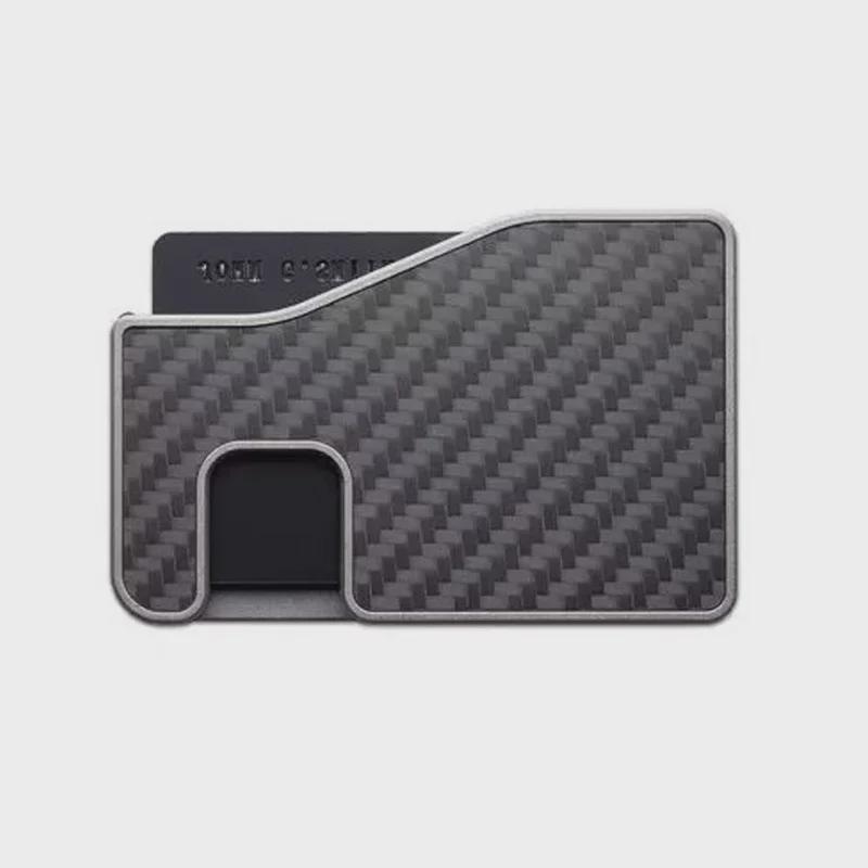 Ultra-Thin Metal RFID Card Holder: AirTag-Compatible Tracker Wallet