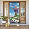 Resurrection Banner Floral Design He Is Risen Banner Easter Display Blue Sky Jesus Risen Banner For Worship Event Resurrection
