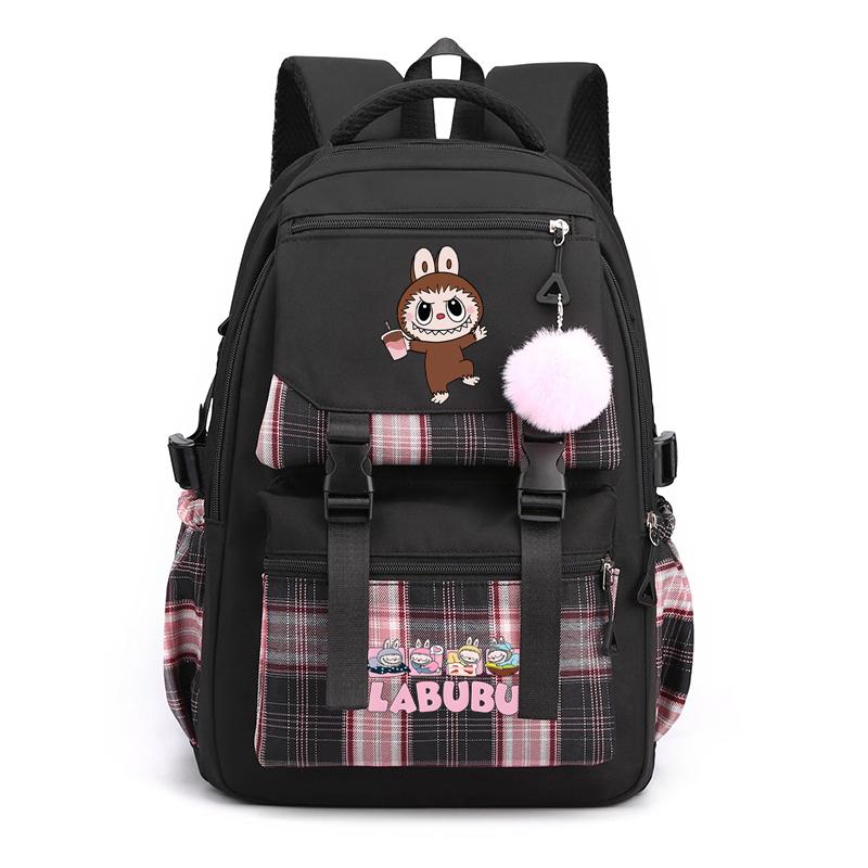 Cute Printed Backpack Large Capacity Waterproof Bookbag Boy Girl Schoolbag Women Travel Bag Kid Birthday Gift Mochila