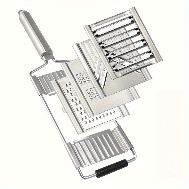 MultiPurpose Vegetable Slicer 4 In1 Vegetable Slicer Stainless Steel Shredder Cutter Cuts Set Fruit Carrot Potato Grater 3