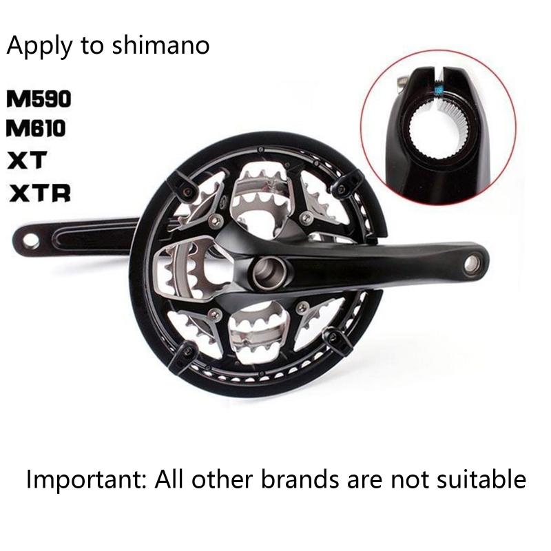 Bicycle Wheel Crank, Folding, Axle with Gear, Aluminum Alloy, Left Crank, 220mm, BMX Replacement Parts Crank Set