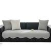 Summer Special-Shaped Waffle Solid Color Sofa Cushion Straight Row Non-Slip Summer Mat Leather Sofa Cushion Cool Cover