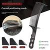 Barber Flat Top Haircut Comb Curved Hair Clipping Cutting Arced Comb Professional Hair Cutting Curved Positioning Comb