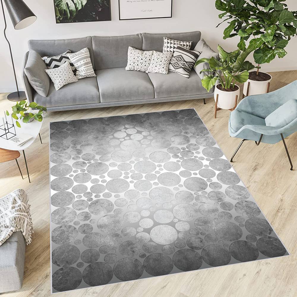 

Eliana Home Washable Printed Carpet LNA1862-SM80 50x80 серый