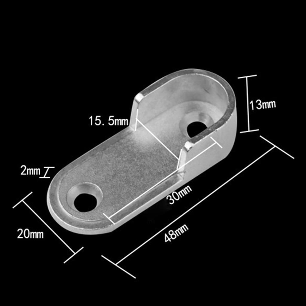 Stainless Steel Closet Rod Brackets Supplies Wardrobe