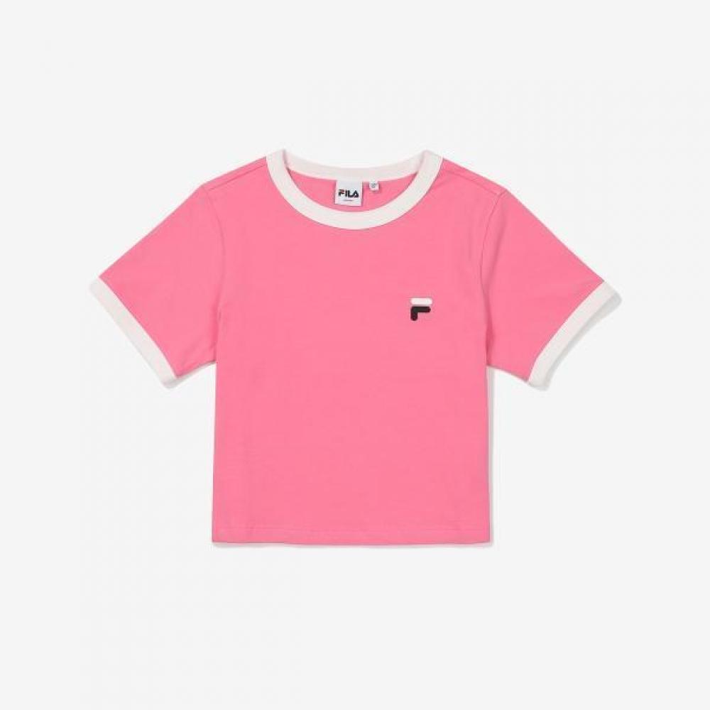 Fila Slim Fit Life Crop Tee Pink/095