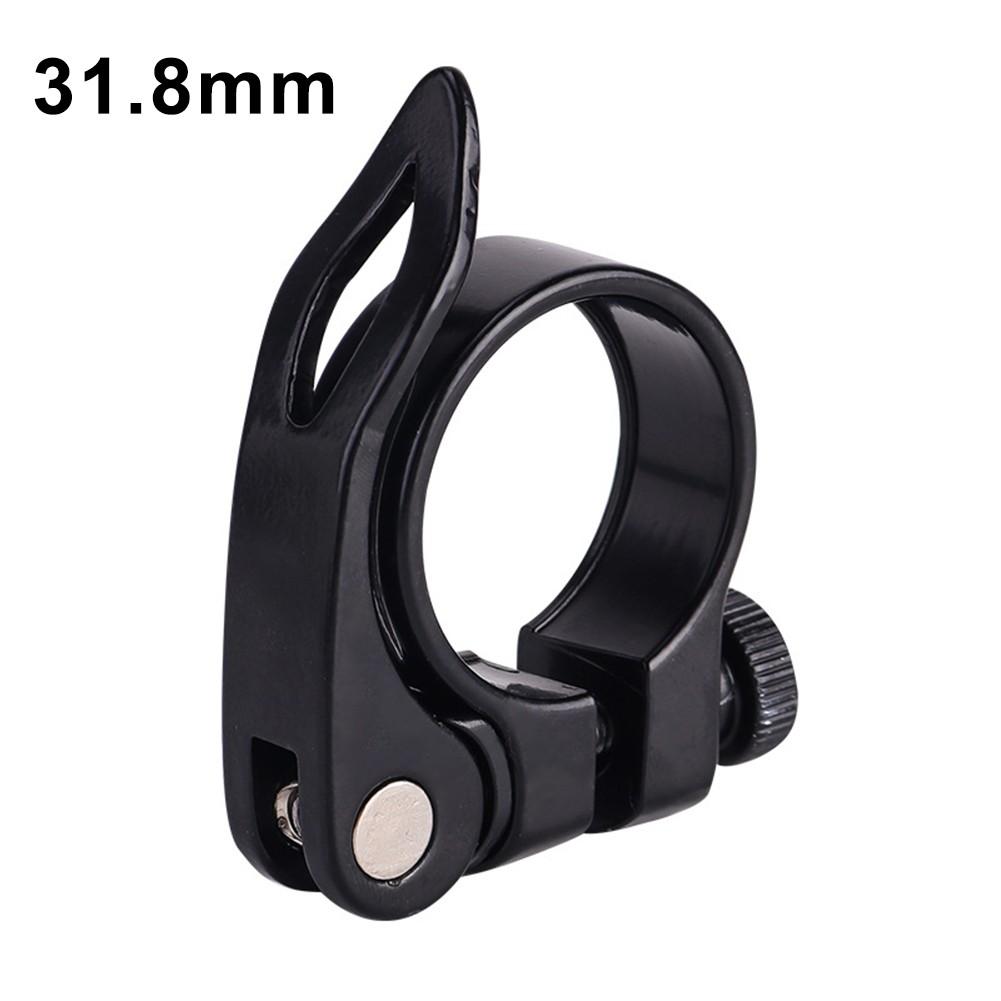 Quick Release Bike Seatpost Clamp Suitable for 31 8mm and 34 9mm Aluminum Posts Black – 31.8mm